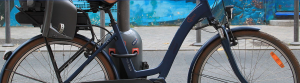Un vélo connecté au cadenas Sharelock