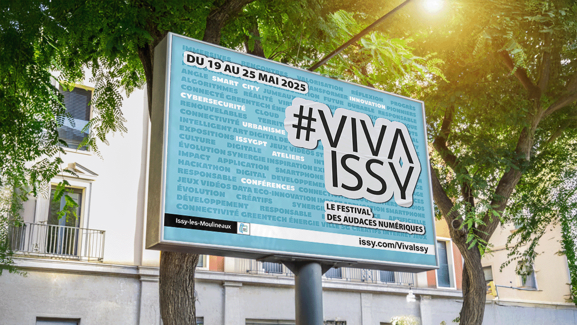 Vue de l'affiche du Festival #VivaIssy 2025