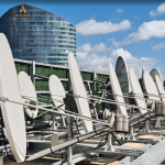 Le siège d'Eutelsat, à Issy-les-Moulineaux