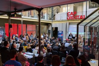 Une conférence au siège de Cap Digital